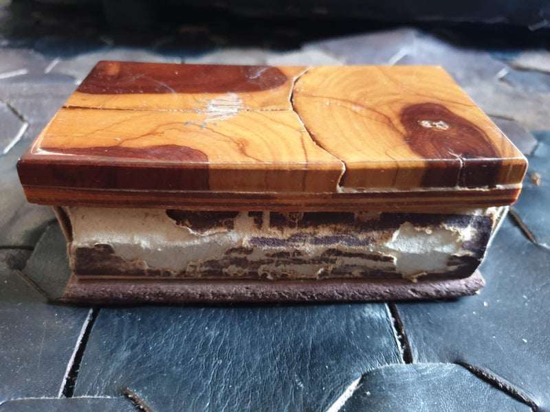 Unusal Vintage Wooden Matchbox Carousel 4