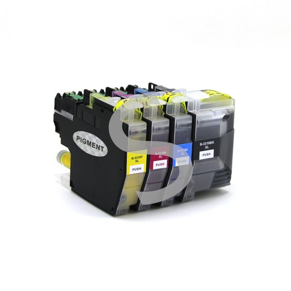 LC3319 LC3317XL Comp. Set of 4 - Bk+C+M+Y for Brother MFCJ5330DW 5730 6930DW Carousel 1