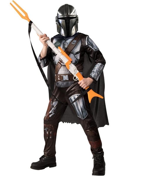 Star Wars Mandalorian Deluxe Boys Costume Carousel 1