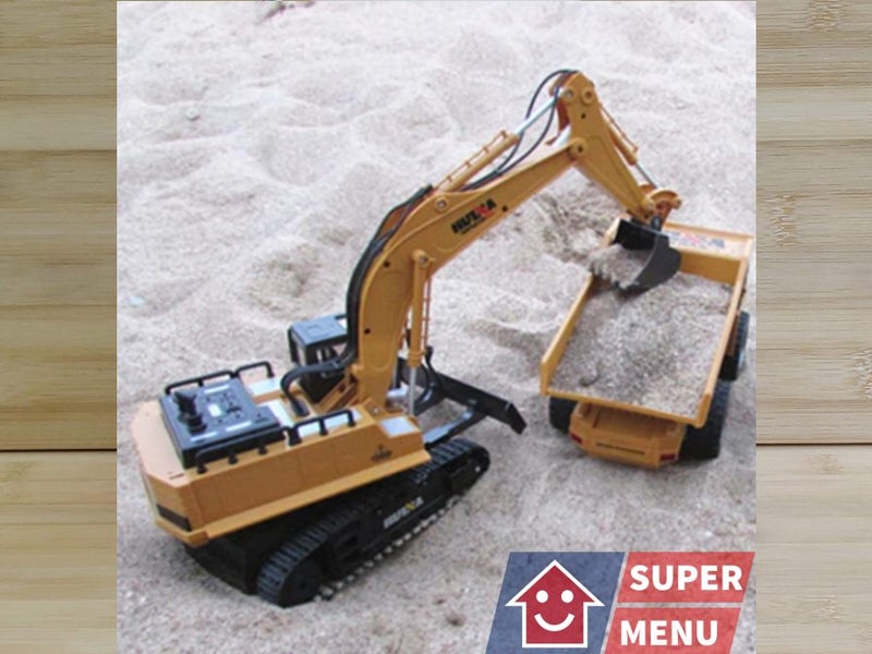 RC Car Digger + Dump Truck Carousel 1