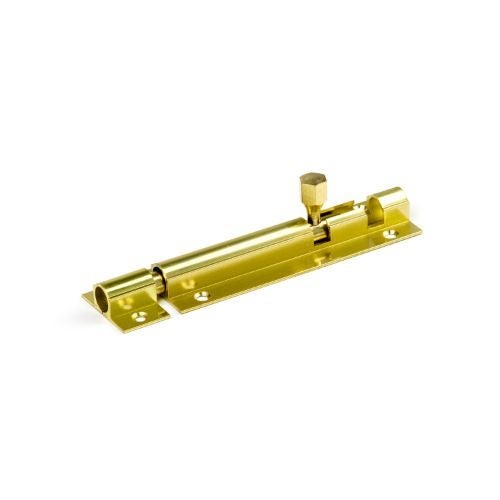 75mm Heavy Duty Brass Plated Socket Bolt 32mm Wide - Polished Brass Carousel 1