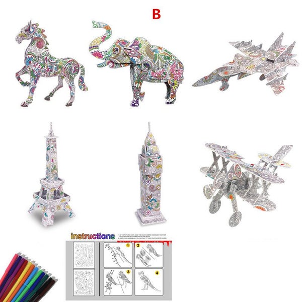 3D Puzzle Art Set New Carousel 2