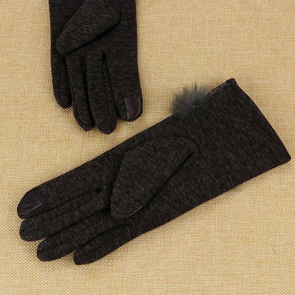 Winter Gloves Warm Grey Elegant Woman's Winter Gloves PRICE REDUCED62930698077185114