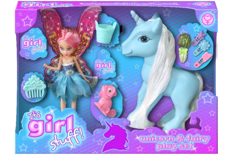 Unicorn and Fairy Play Set Carousel 1