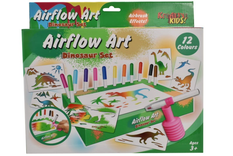 Dinosaur Air Flow Pens Playset Carousel 1