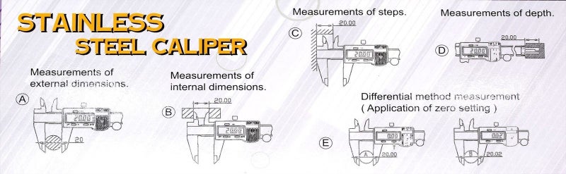 Digital Calliper Vernier Hardened 150mm Carousel 7
