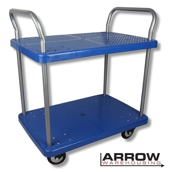 Platform Picking Trolley Two Tier 300kg Carousel 2