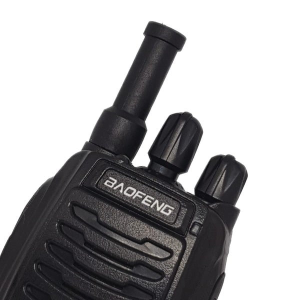 TECHOMAN BF-5C Handheld - Black SMA-F UHF Short Antenna Carousel 1