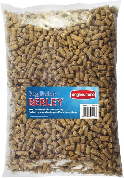 Anglers Mate 3kg Berley Fish Pellets Food Carousel 1