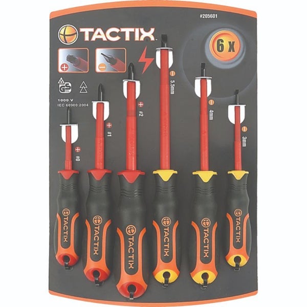 Tactix Screwdriver Insulated 6Pc Set Carousel 1