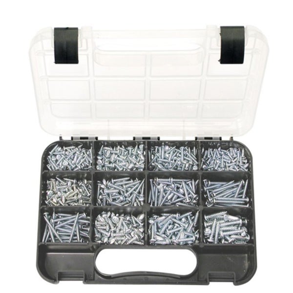 Champion GJ Grab Kit 760pc Self-Tapping Pan Head Screws Zinc Carousel 1