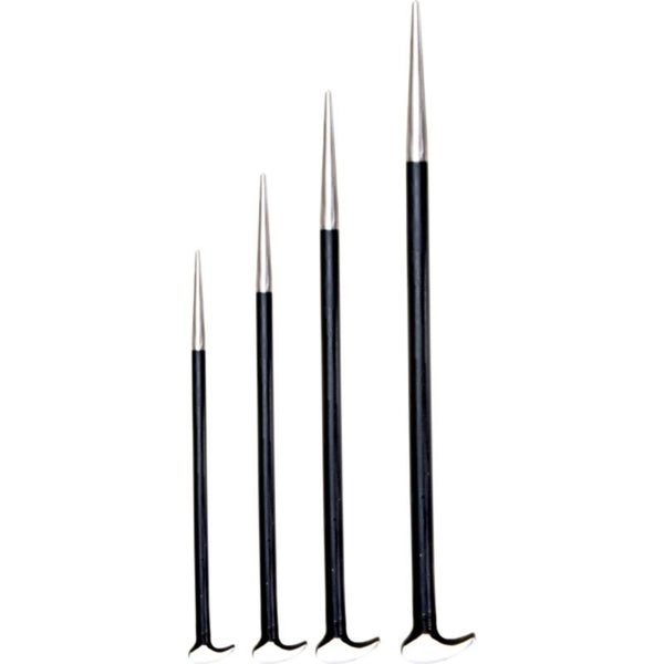 Groz 4pc Roll Head Pry Bar Set - 6-20in Carousel 1