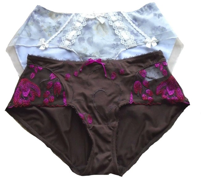 Fauve Gift Box Collection 2 Pack Hipster Briefs Chocolate/Wild Rose Carousel 1