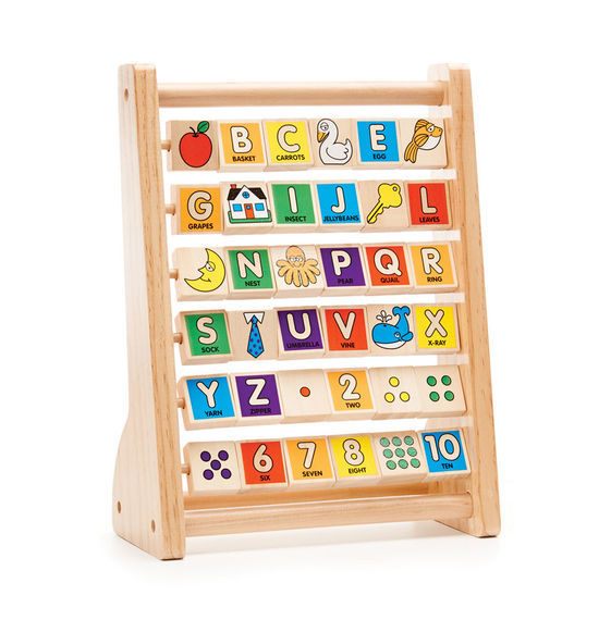 Melissa & Doug Classic Toy - ABC-123 Abacus Carousel 1