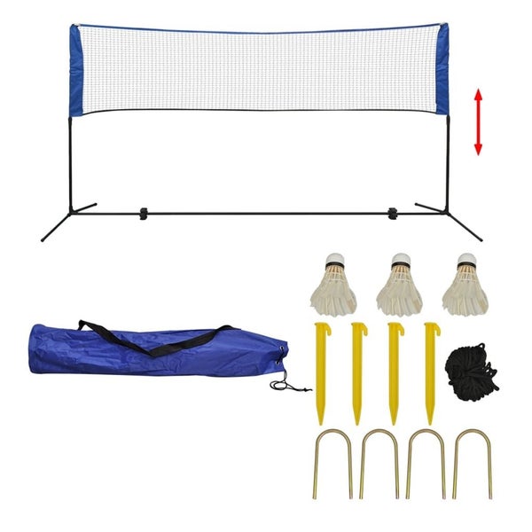 vidaXL Badminton Net Set with Shuttlecocks 300x155 cm Carousel 1