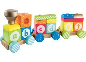 Early Learning Centre Wooden Stacking Train Carousel 1