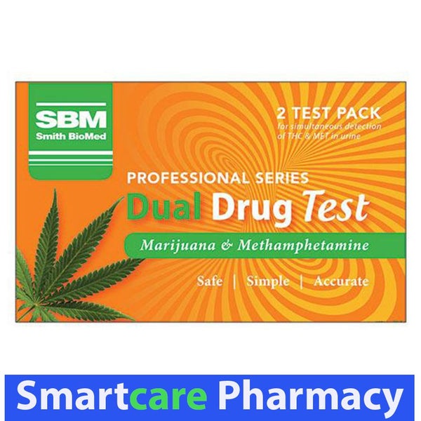 SBM Professional DUAL Drug Test Kit - 2 Tests (Marijauna & Methamphetamine) Carousel 1