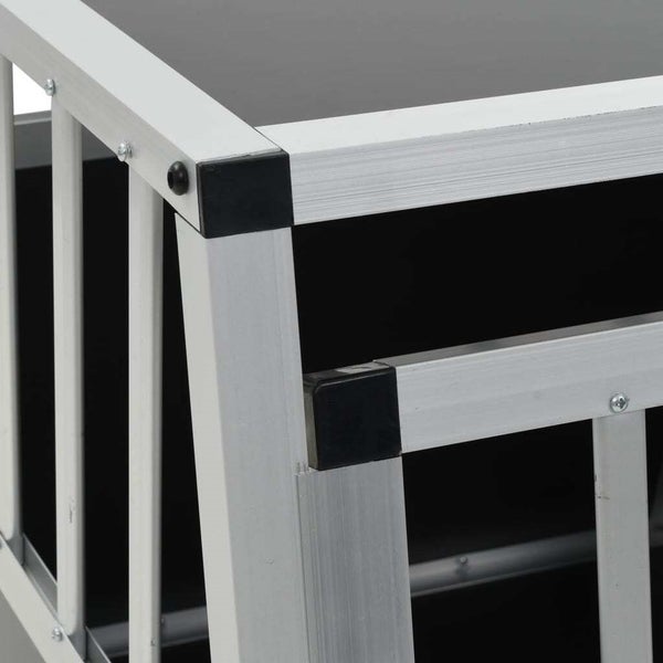 vidaXL Dog Cage with Double Door 89x69x50 cm Carousel 9