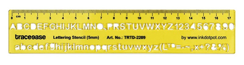 Traceease Upper Case,Lower Case Numbers Lettering Template Drafting Tools Carousel 1