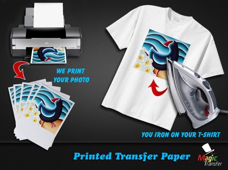 We print your photo, you iron on your T-shirt Carousel 1