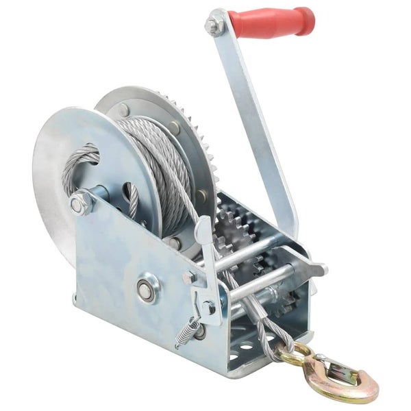 vidaXL Hand Winch 1360 kg Carousel 1