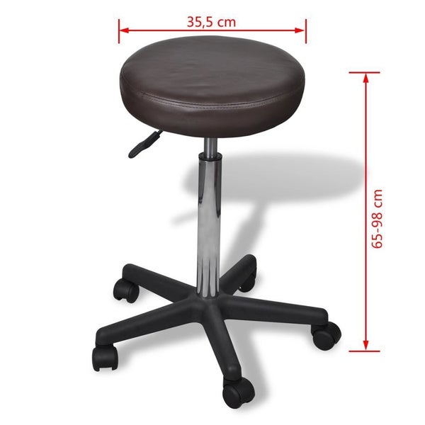 Office Stool brown Carousel 4