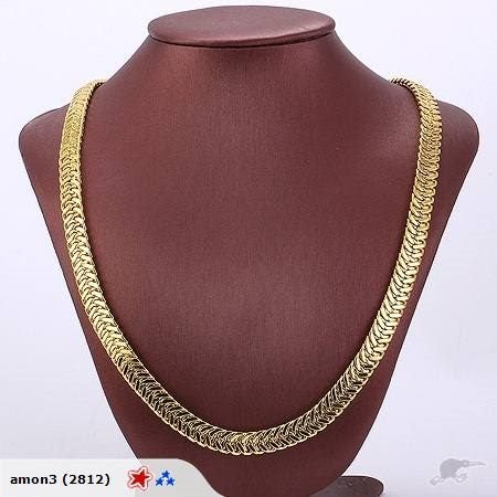 BEAUTIFUL 24 GP LINK CHAIN NECKLACES Carousel 1