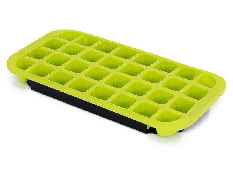 AVANTI Silicone Ice Cube Tray with Carrier 32 Cup GREEN Carousel 1