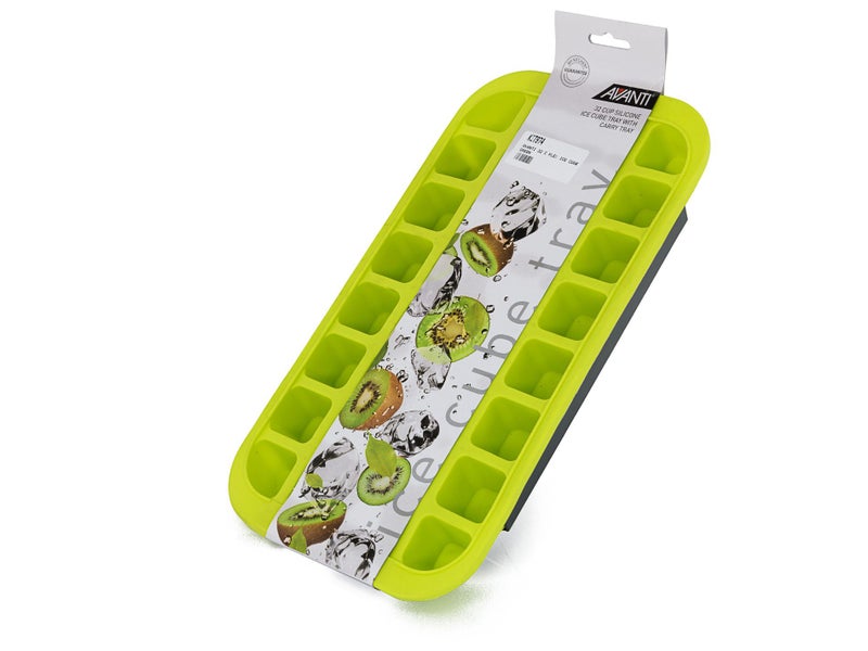 AVANTI Silicone Ice Cube Tray with Carrier 32 Cup GREEN Carousel 2