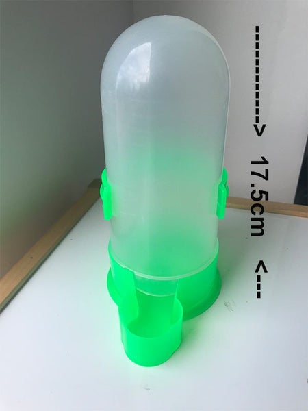 Pet Drinker Bird Drinker Cat drinker can be attached to cage or crate 800ML Carousel 2