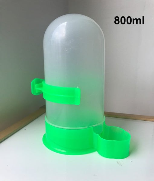 Pet Drinker Bird Drinker Cat drinker can be attached to cage or crate 800ML Carousel 1