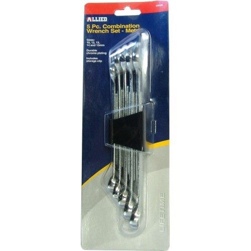 Combination Wrench Set 5-pce Metric #68526 Allied Carousel 1
