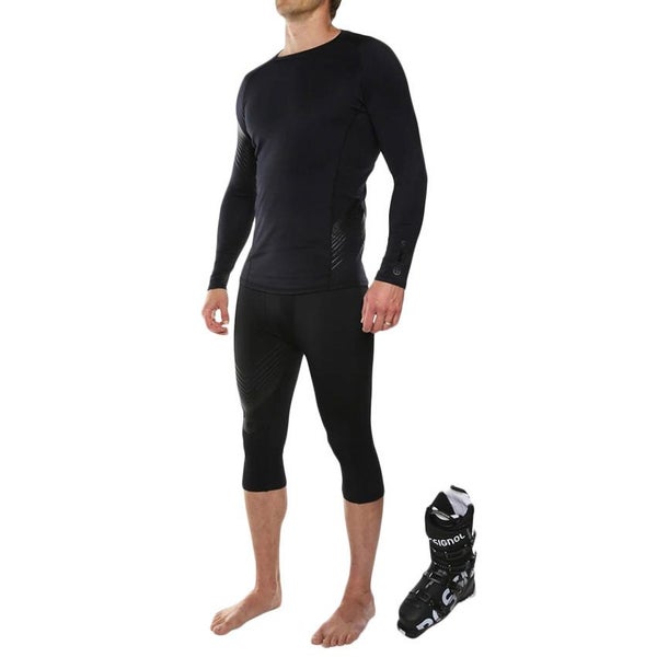 Vigilante Mens SkiMaster Thermal Leggings - Black - 32 Carousel 2