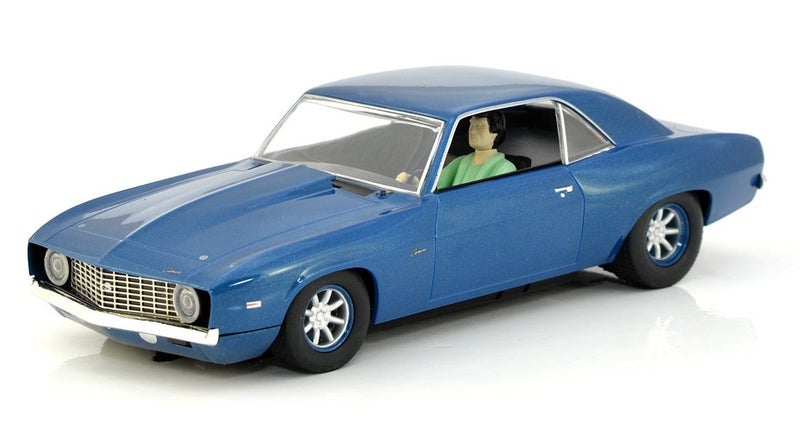 Scalextric C4074 Chevrolet Camaro Z1 Dusk Blue Carousel 1