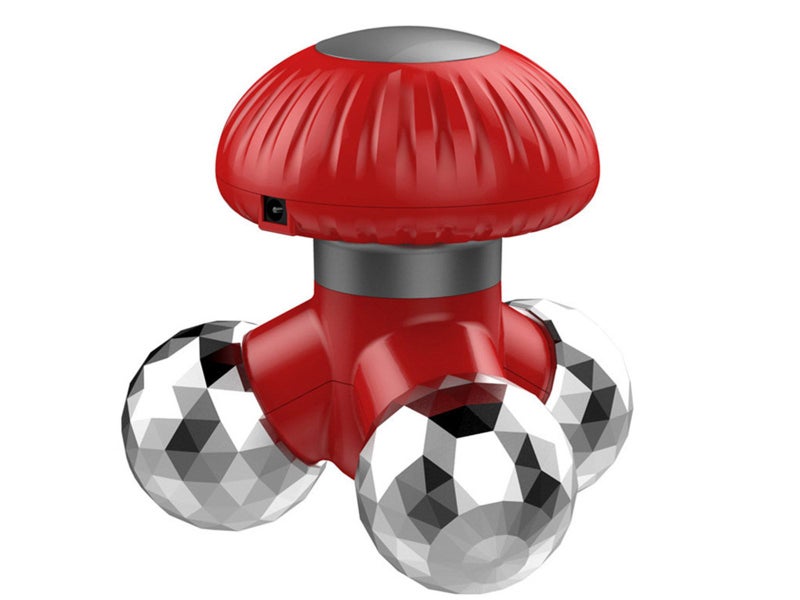 Handled Electric Triangle Vibrating Body Massager for Hand Neck Back Shoulder Carousel 8