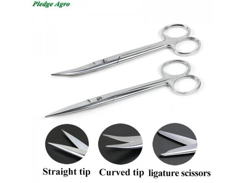 1PCS Vet Stainless Steel Surgical Scissor For Animals Pig Cow Sheep Carousel 2