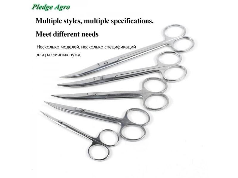 1PCS Vet Stainless Steel Surgical Scissor For Animals Pig Cow Sheep Carousel 1