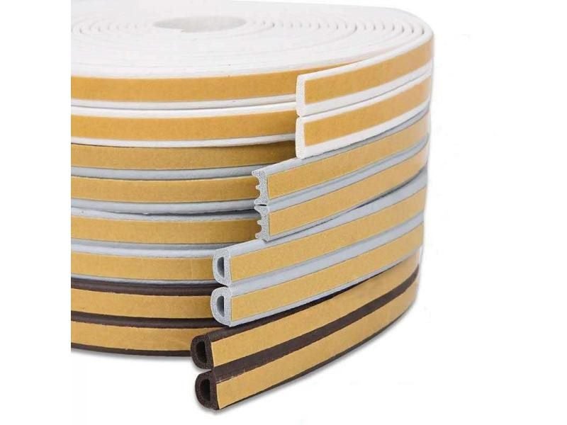 5 Meters DIPE Self Adhesive Door Window Sealing Strip Glass Window Anti Carousel 2