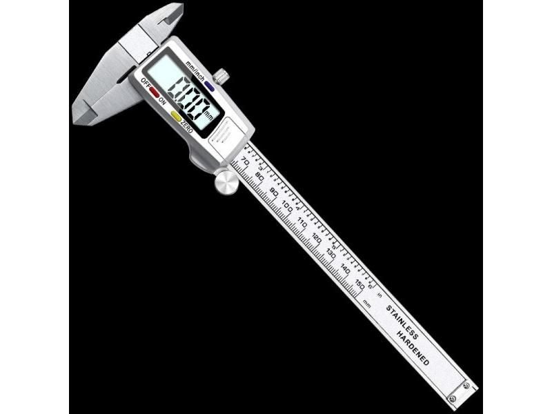 6-Inch 150mm Digital Calipers Stainless Steel Electronic Digital Vernier Carousel 1