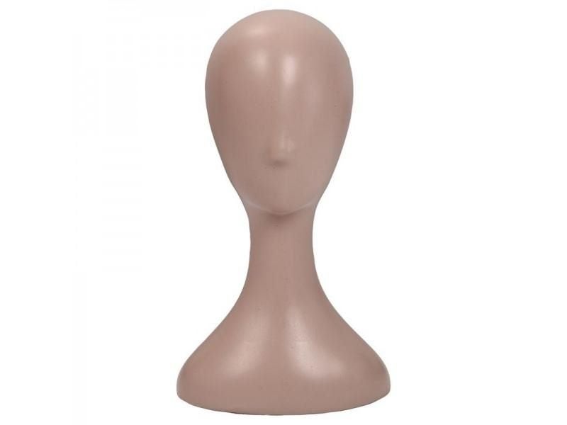 New Lady High Plastic Head Wig For Female Models Carousel 2
