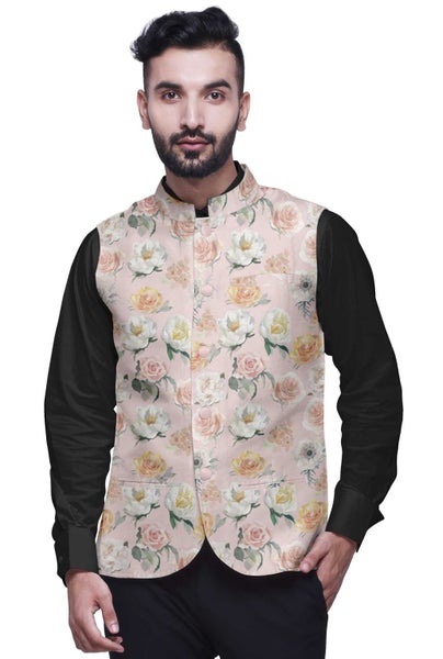 Atasi Nehru Jacket Mens Bandhgala Ethnic Jacket Party Wear Wedding Clothing Carousel 1