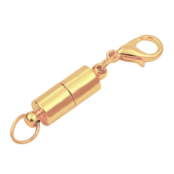 Necklace difficult to put on? HERE'S THE ANSWER! GOLD magnetic clasp adapter Carousel 1