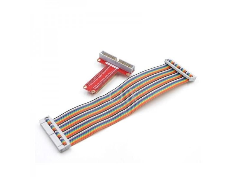 Raspberry Pi 40 Pin Extension Board Adapter 40 Pin GPIO Cable For 4B/3B /3 Carousel 1