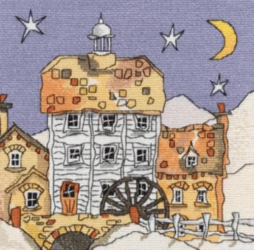 Michael Powell Watermill Cross-Stitch Chart Carousel 1