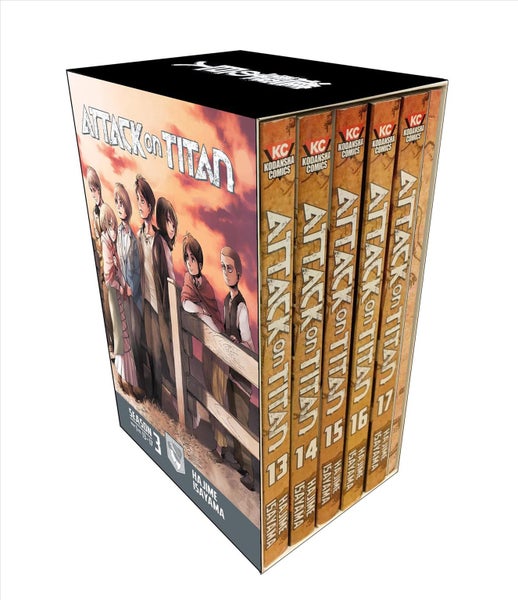 Attack On Titan Season 3 Part 1 Manga Box Set by Hajime Isayama - Paperback Carousel 1