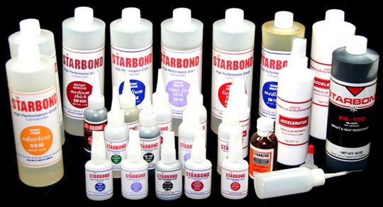 Star Bond Super Glue CA Black Rubberized 2oz KE-150 Carousel 6
