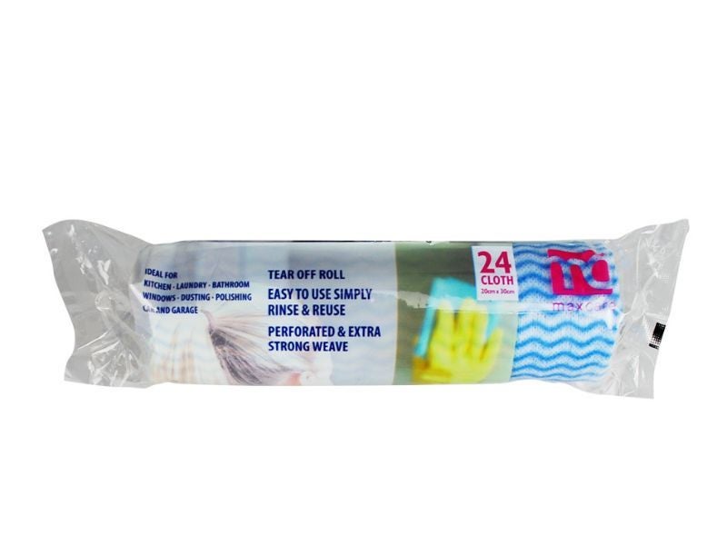 All Purpose Cloth on a Roll - Maxcare (24 Packs) Carousel 1