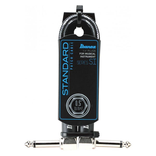 Ibanez SI05P 2x Right Angle Cloth Patch Cable Carousel 1