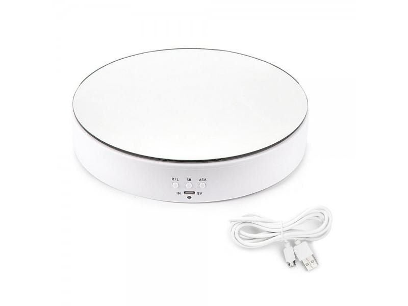 360 Degree Electric Rotating Turntable Display For 5kg 20cm Jewelry Carousel 2