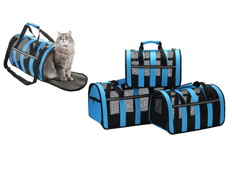 Outdoor Traveling Cage Breathable Pet Carrier Bag for Cat Dog Carousel 1
